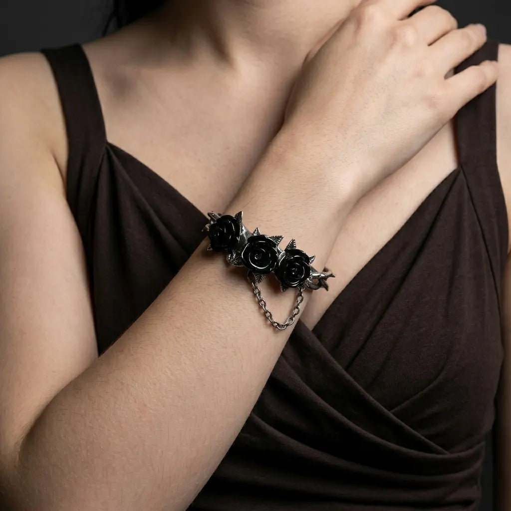 Gothic-Rosenranken-Armband