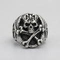 Grimcrest-Totenkopf-Siegelring