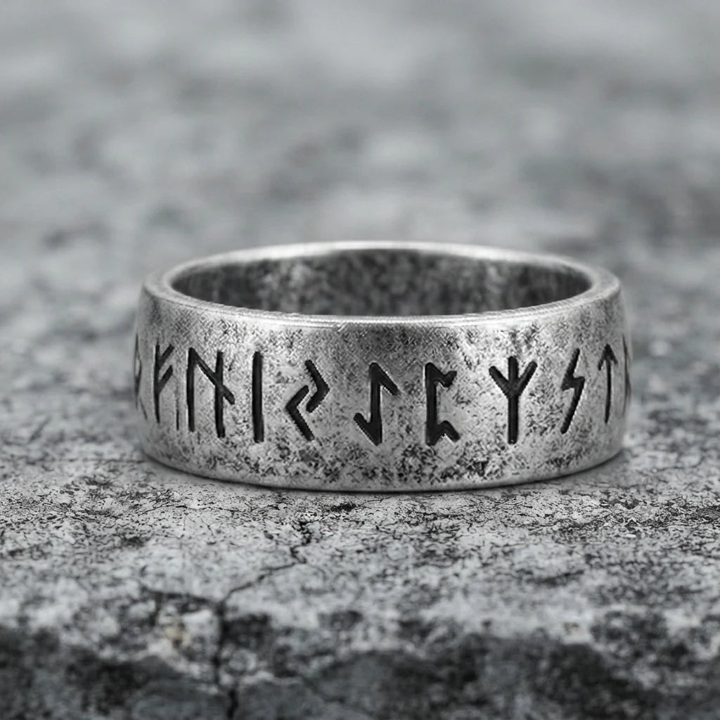 Antike-Runeninschrift-Bandring