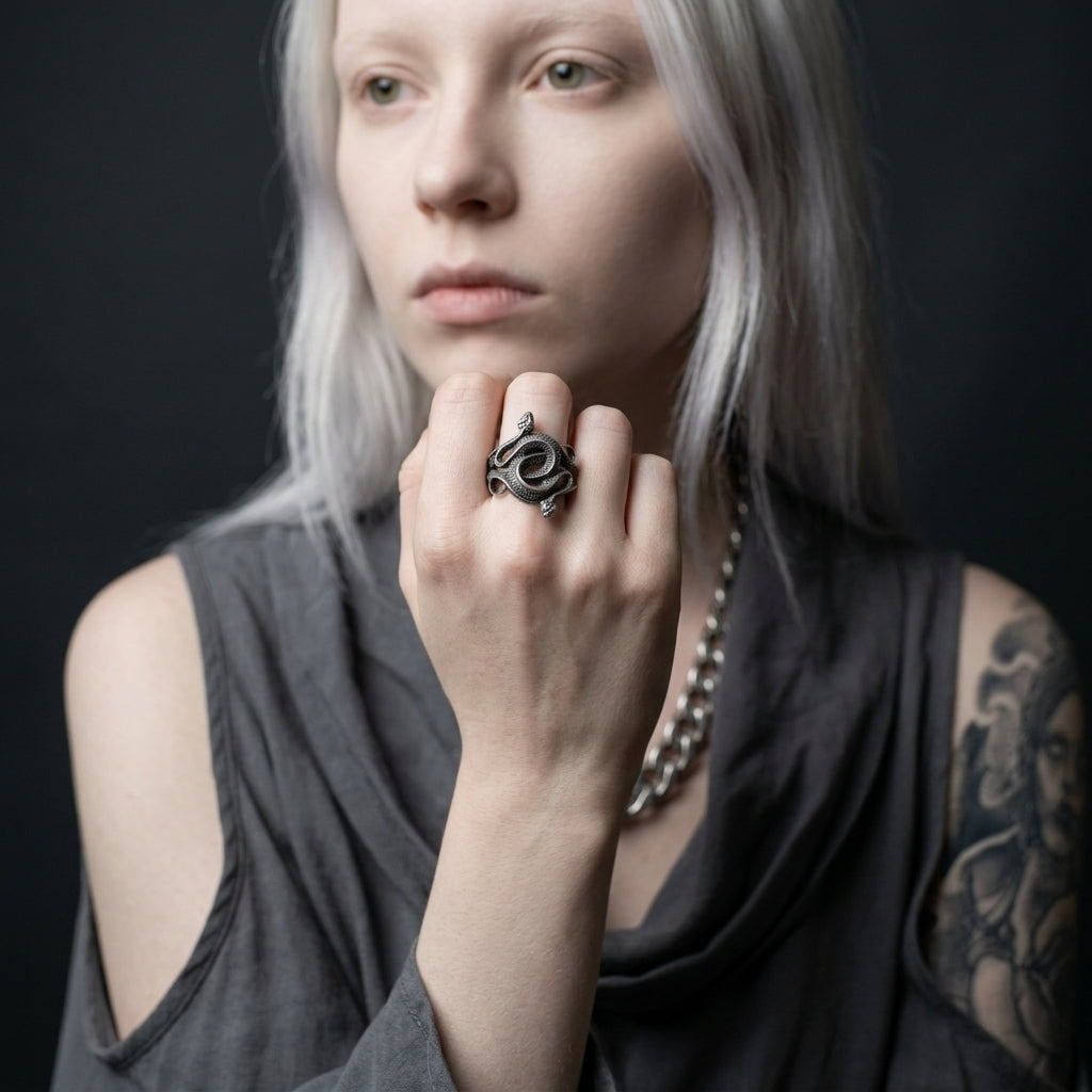 Zwillingsviper-Thron-Ring