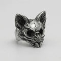 Katzenschädel-Statement-Ring