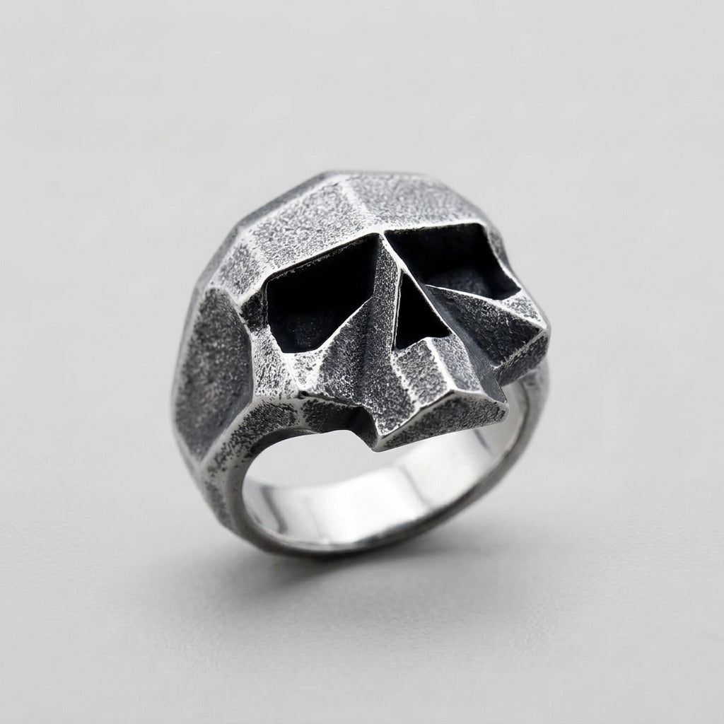 Massiver Totenkopf-Statement-Ring