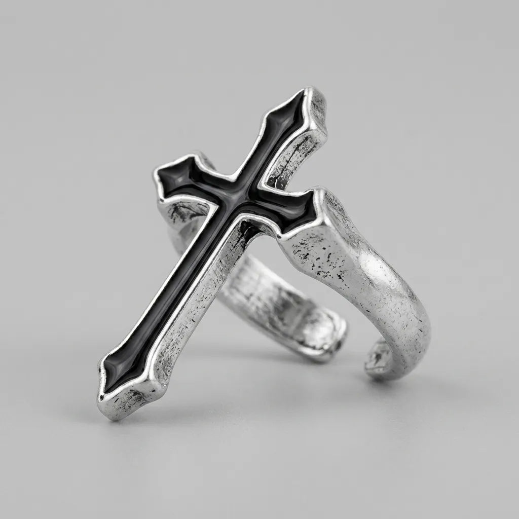 Gothic-Kreuz-Ring