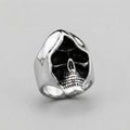 Totenkopfring im Vintage-Stil