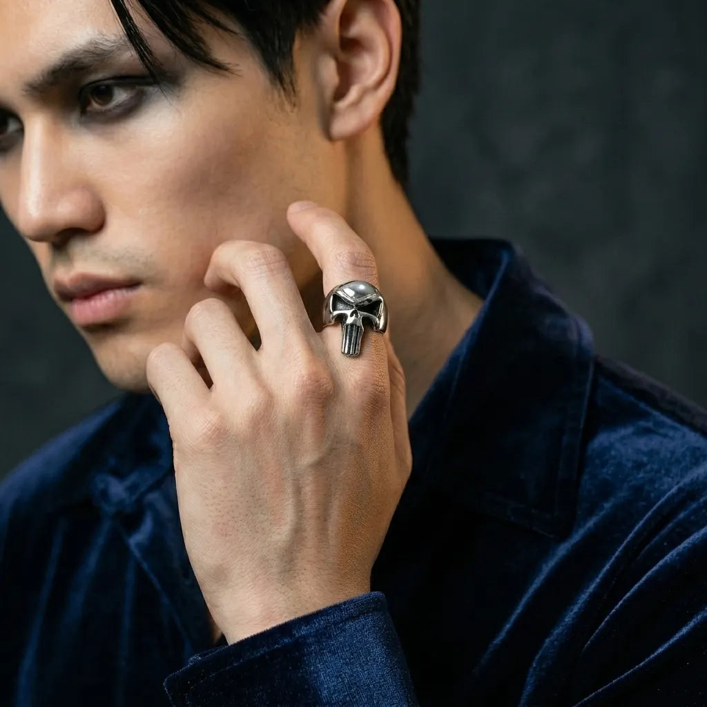 Punisher-Totenkopf-Statement-Ring