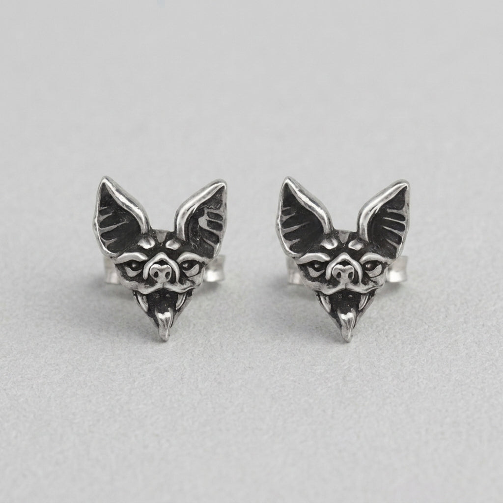 Mystische-Fledermaus-Ohrstecker