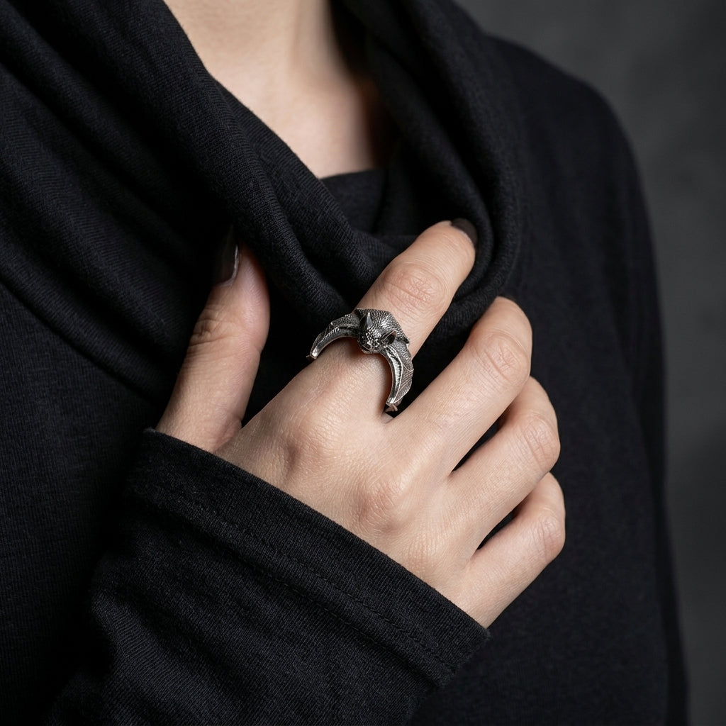 Höhlenbewohner-Fledermaus-Ring