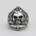 Verfluchte-Meere-Totenkopf-Ring