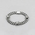 Stacheldraht-Kubaner-Gliederketten-Armband