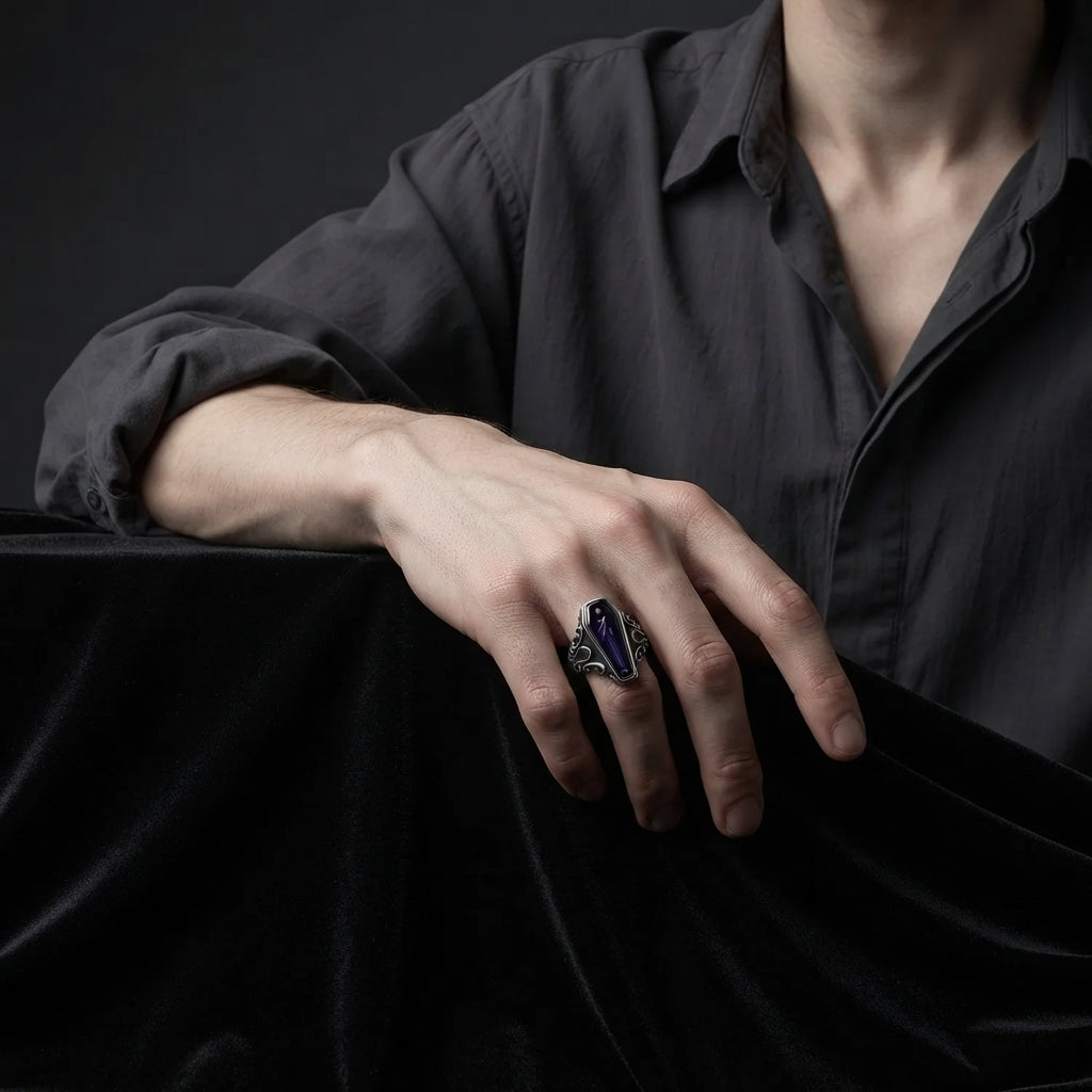 Gothic-Sarg-Geist-Ring