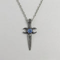 Dreifachmond-Athame-Dolch-Halskette