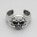 Eisen-Totenkopf-Armreif