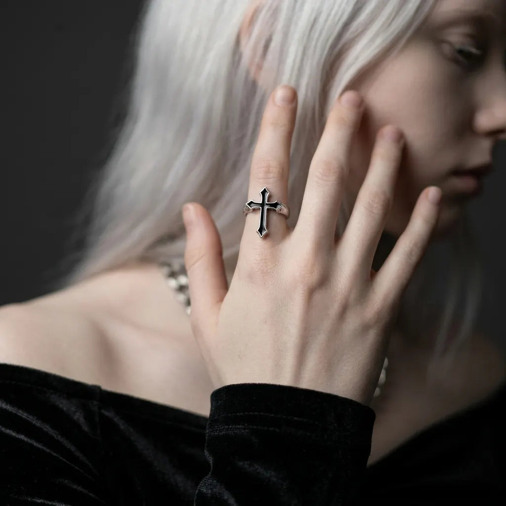 Gothic-Kreuz-Ring