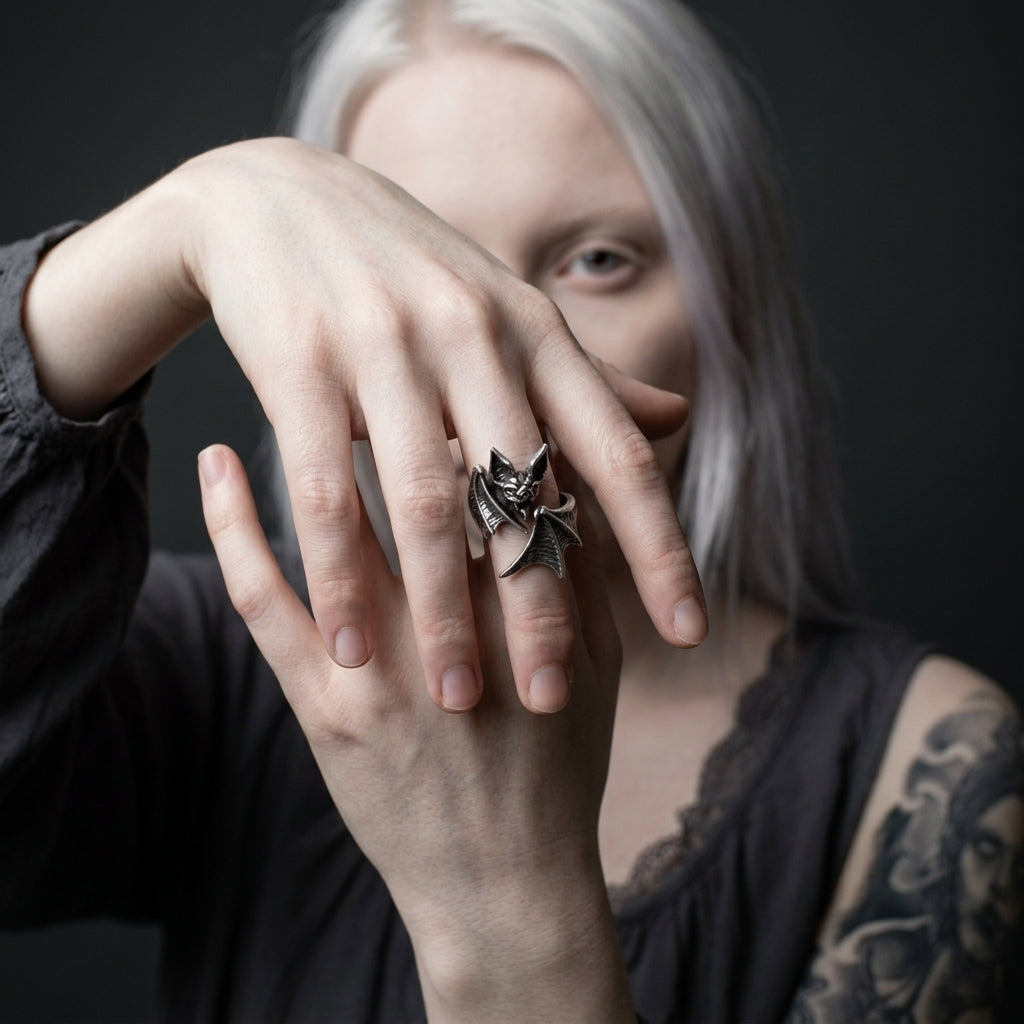 Mitternachts-Fledermaus-Ring