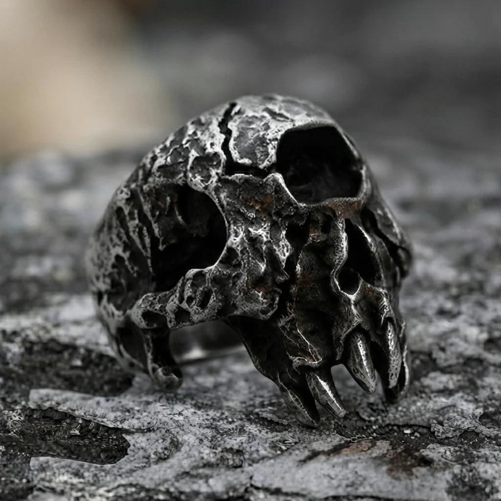 Verrotteter Totenkopfring
