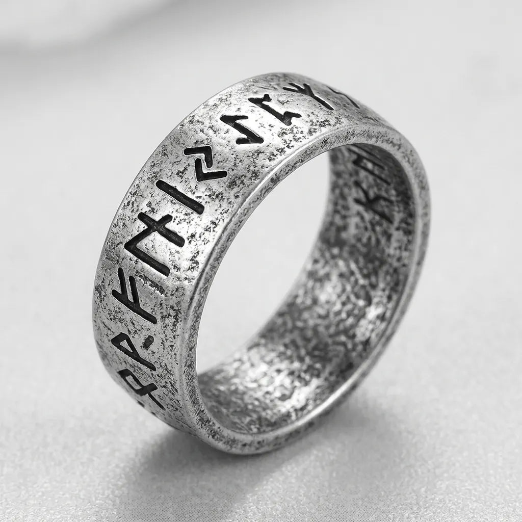 Antike-Runeninschrift-Bandring