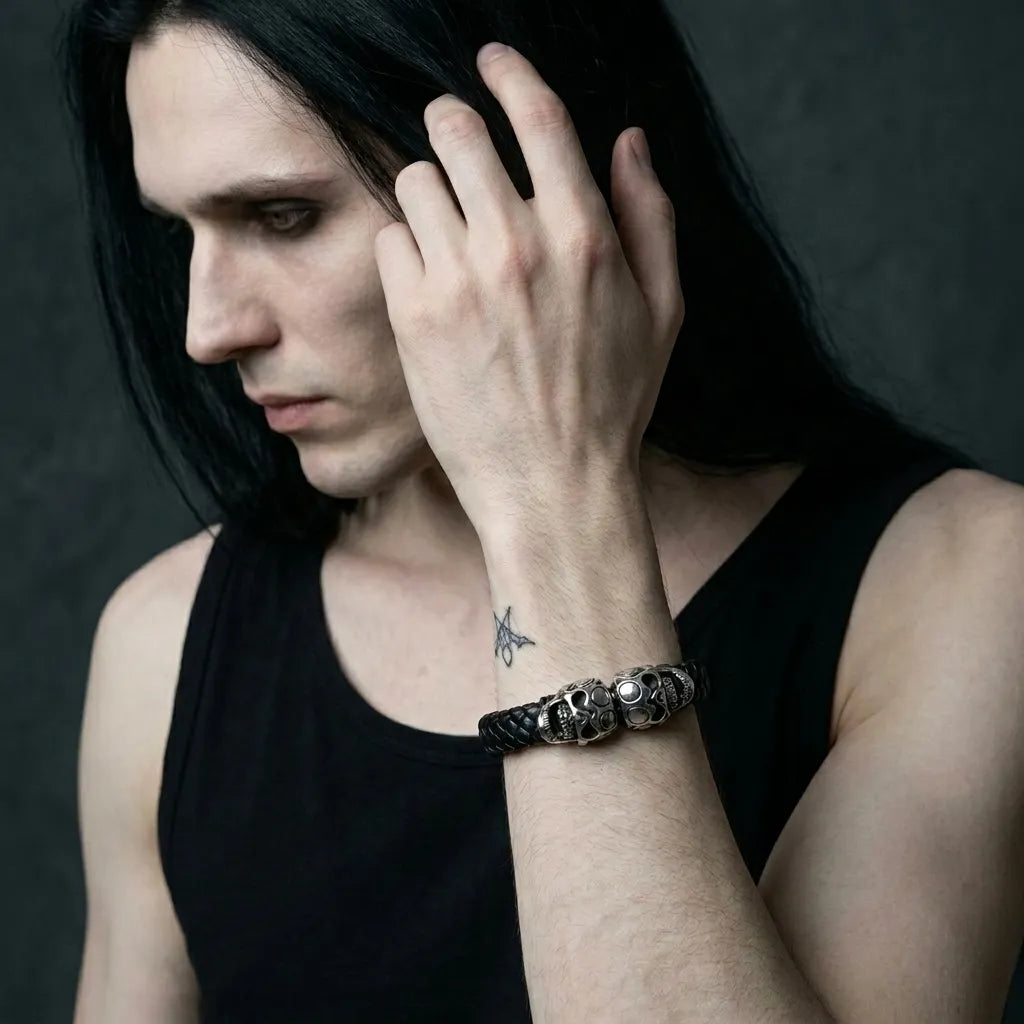 Death-Row geflochtenes Armband