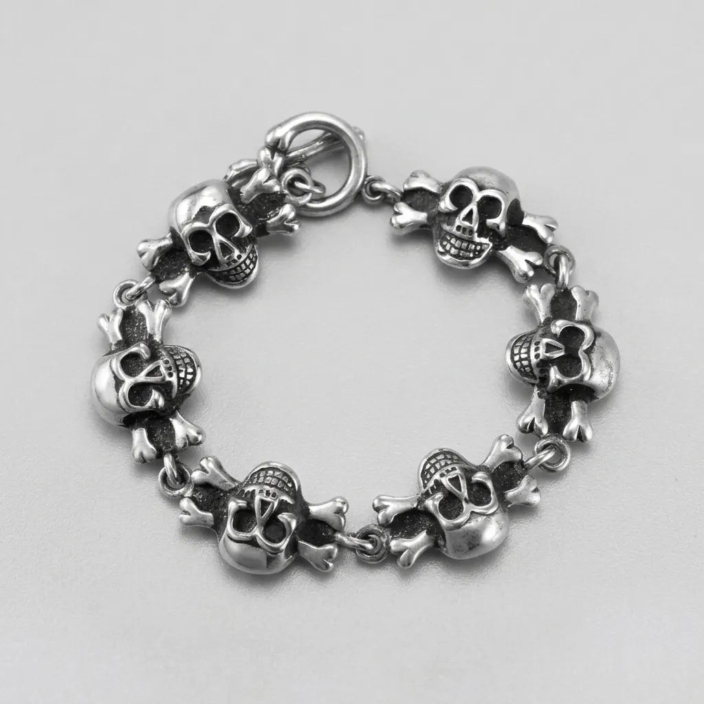 Ödland-Totenkopf-Armband