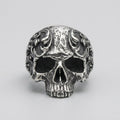 Totenkopfring: „Barocker Totenkopf-Biker-Ring"