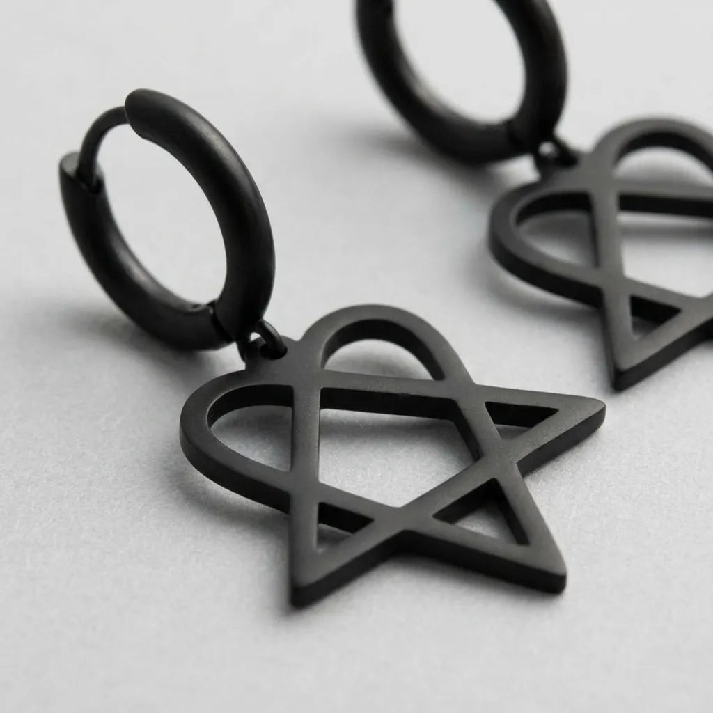 Heartagram-Creolen
