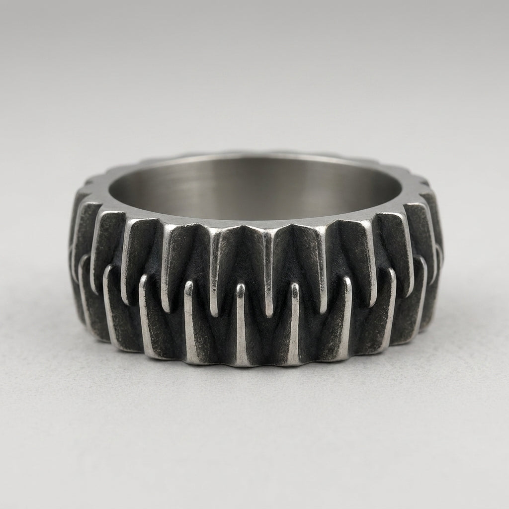 Sägezahn-Grat-Ring