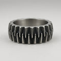 Sägezahn-Grat-Ring