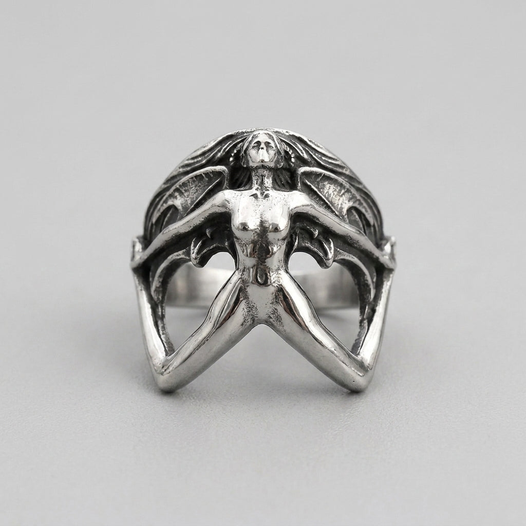 Geflügelter-Sukkubus-Ring