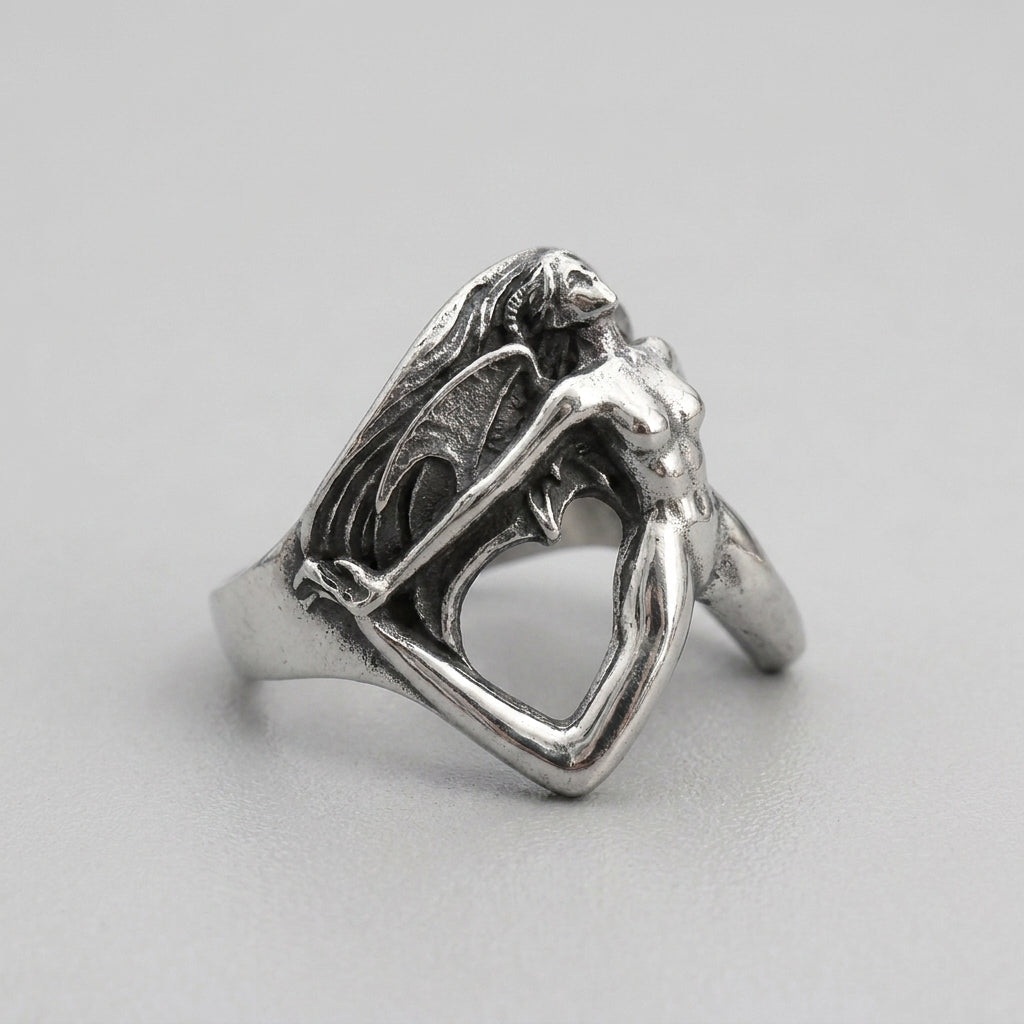 Geflügelter-Sukkubus-Ring