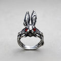 Karmesinrot-äugiger-Hasen-Ring