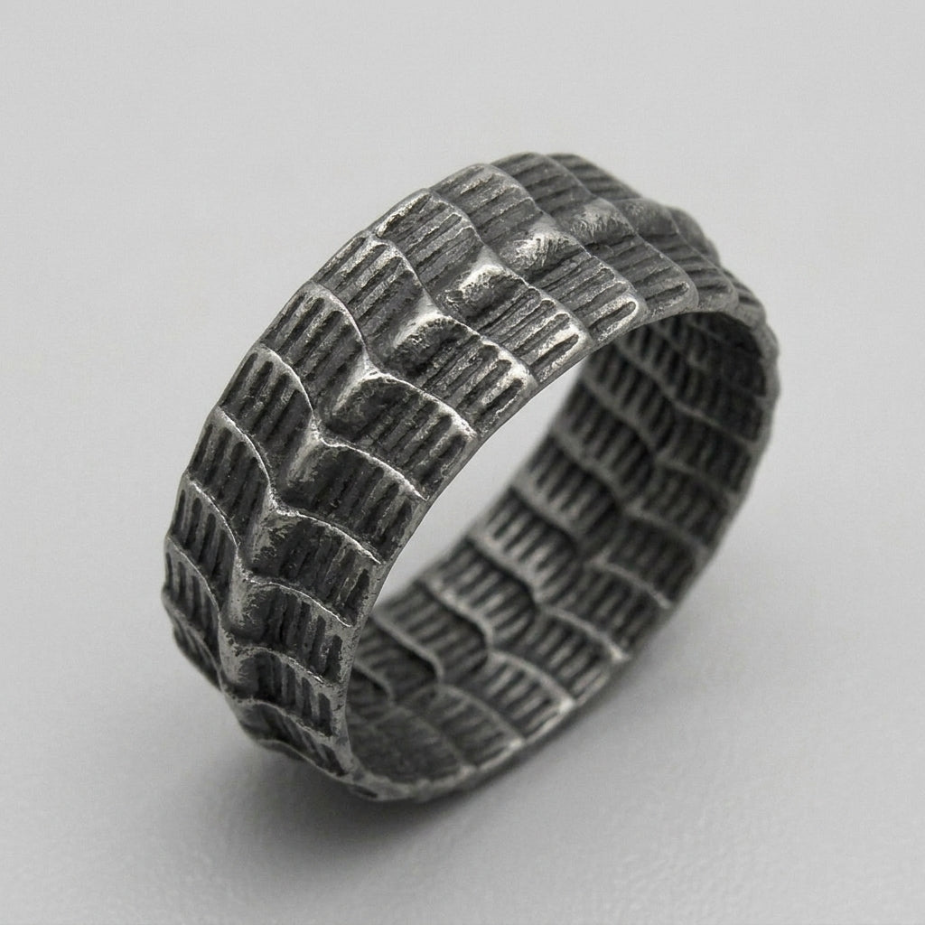 Schlangenschuppen-Bandring