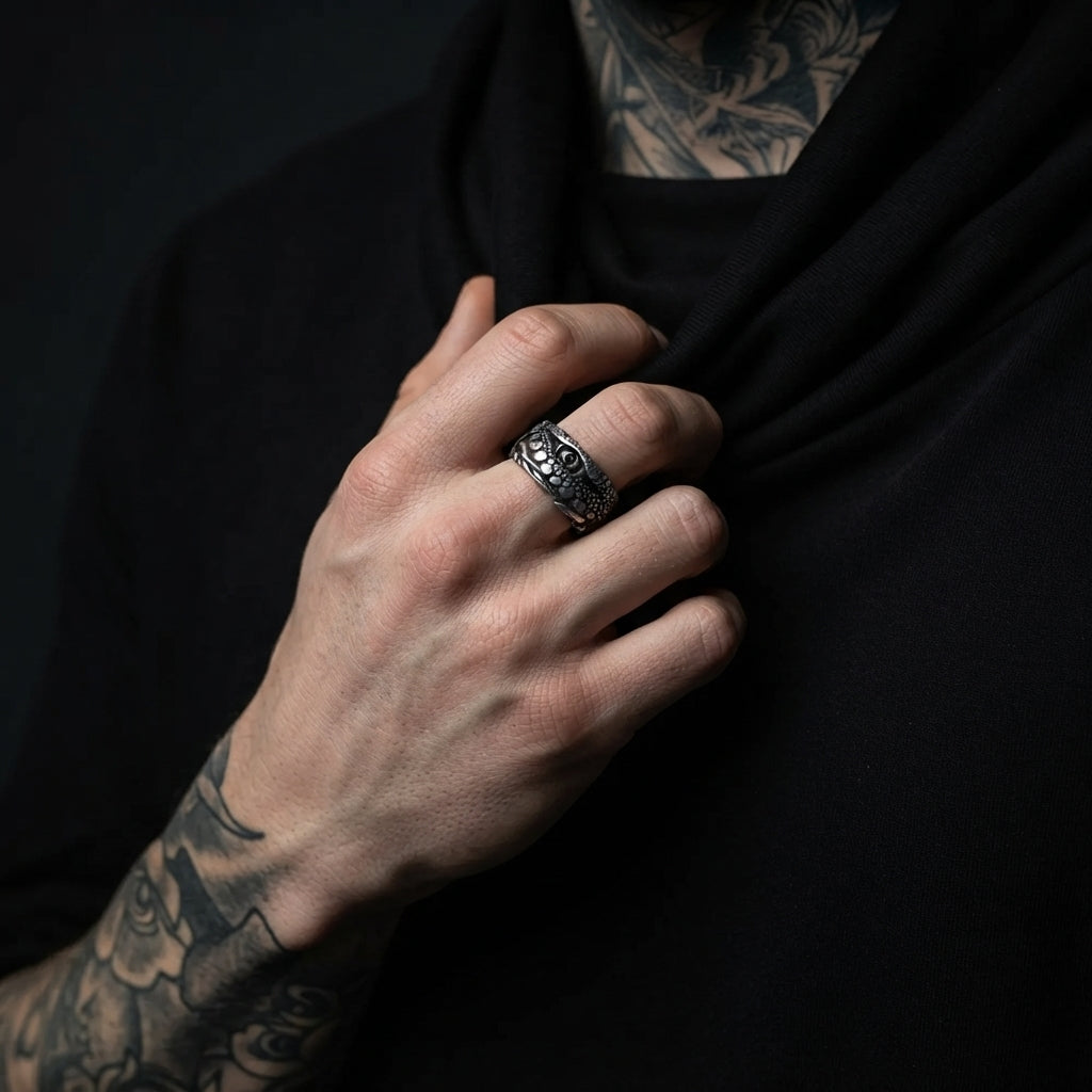 Krokodilauge-Ring
