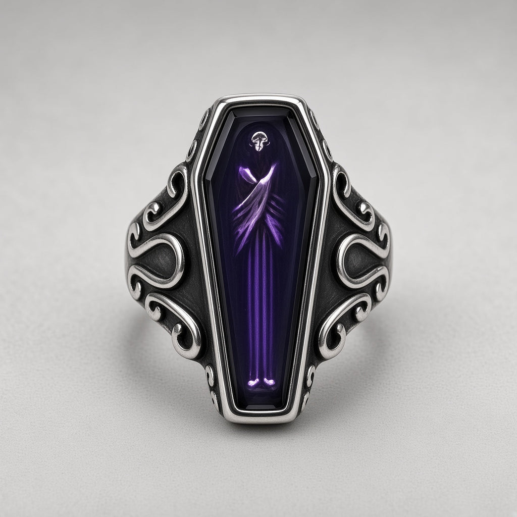 Gothic-Sarg-Geist-Ring