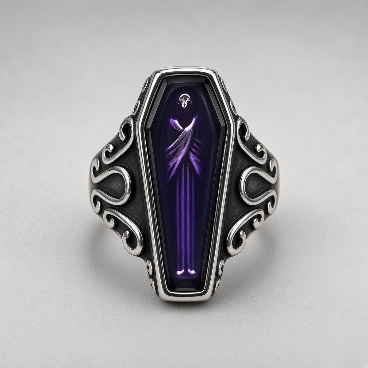 Gothic-Sarg-Geist-Ring