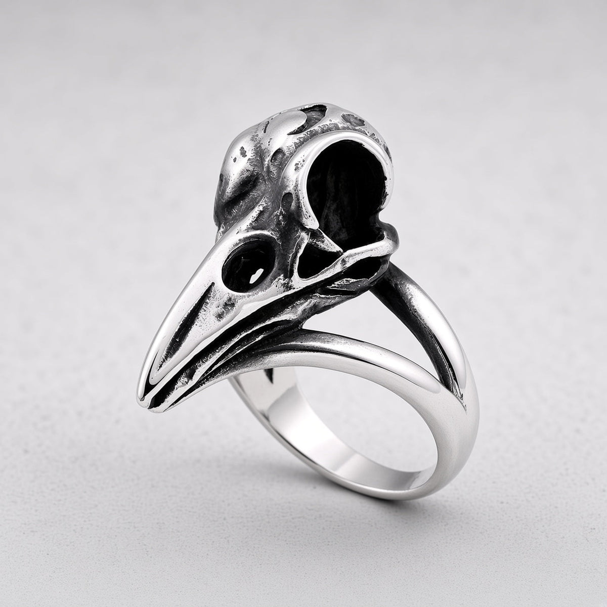 Rabenschädel-Schnabel-Ring