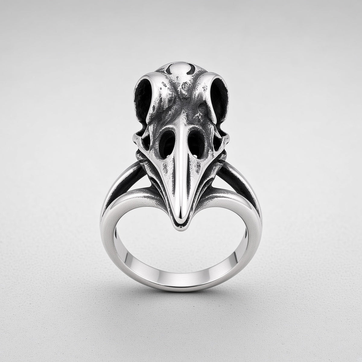 Rabenschädel-Schnabel-Ring