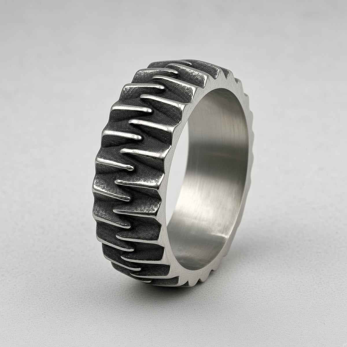 Sägezahn-Grat-Ring