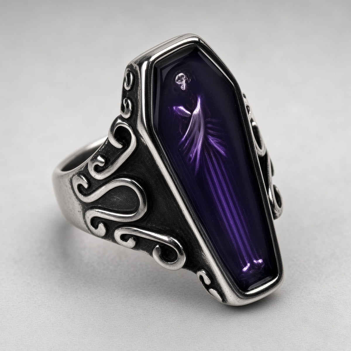 Gothic-Sarg-Geist-Ring