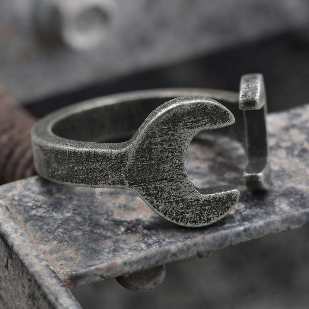 Offener-Schraubenschlüssel-Ring