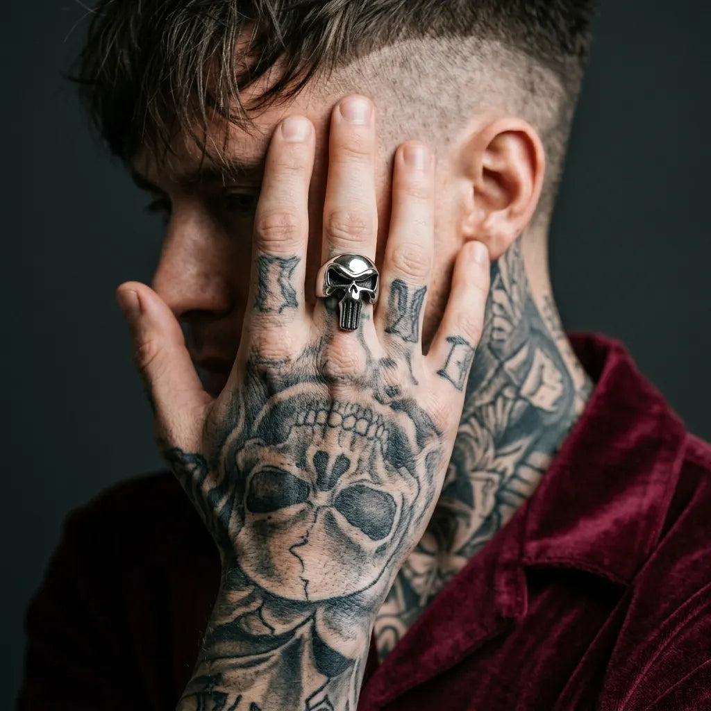 Punisher-Totenkopf-Statement-Ring