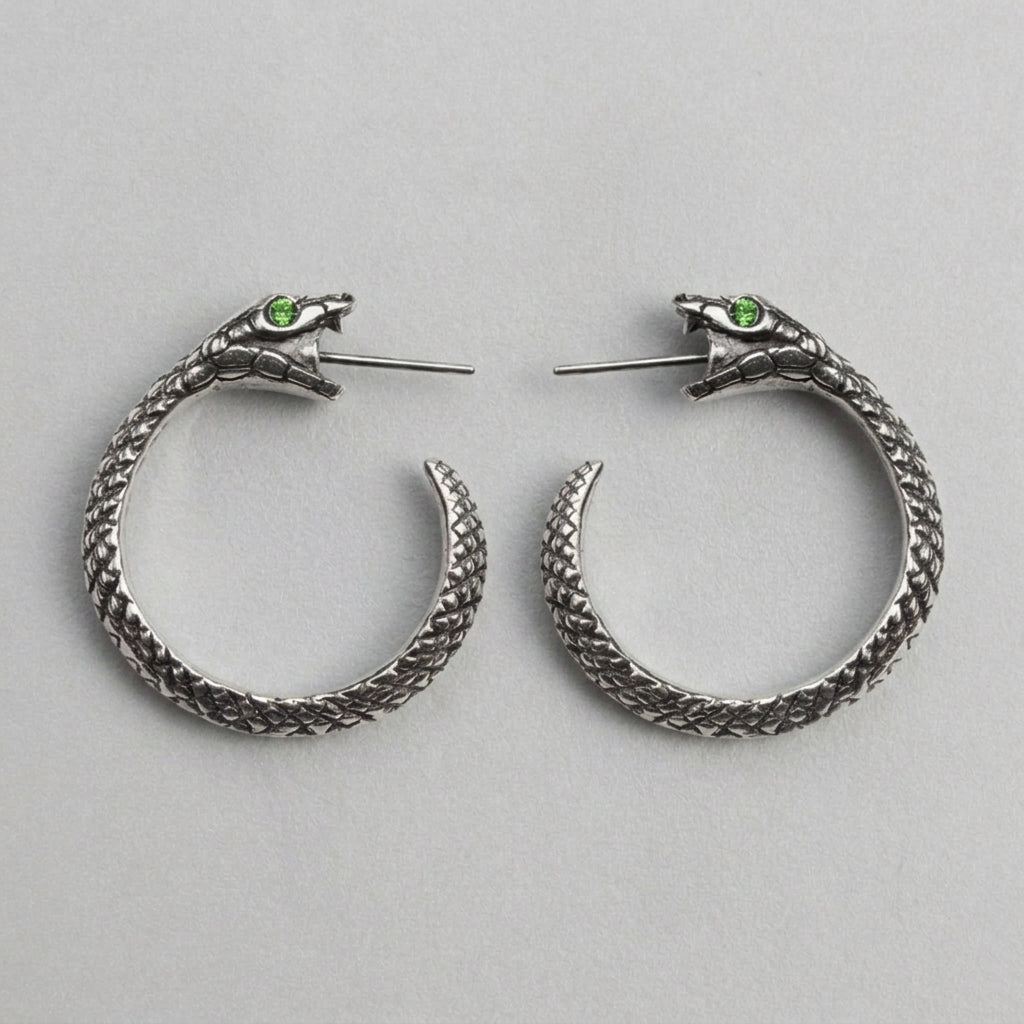 Gift-Kreis-Ohrringe