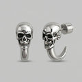 Rebel-Halo-Totenkopf-Ohrringe