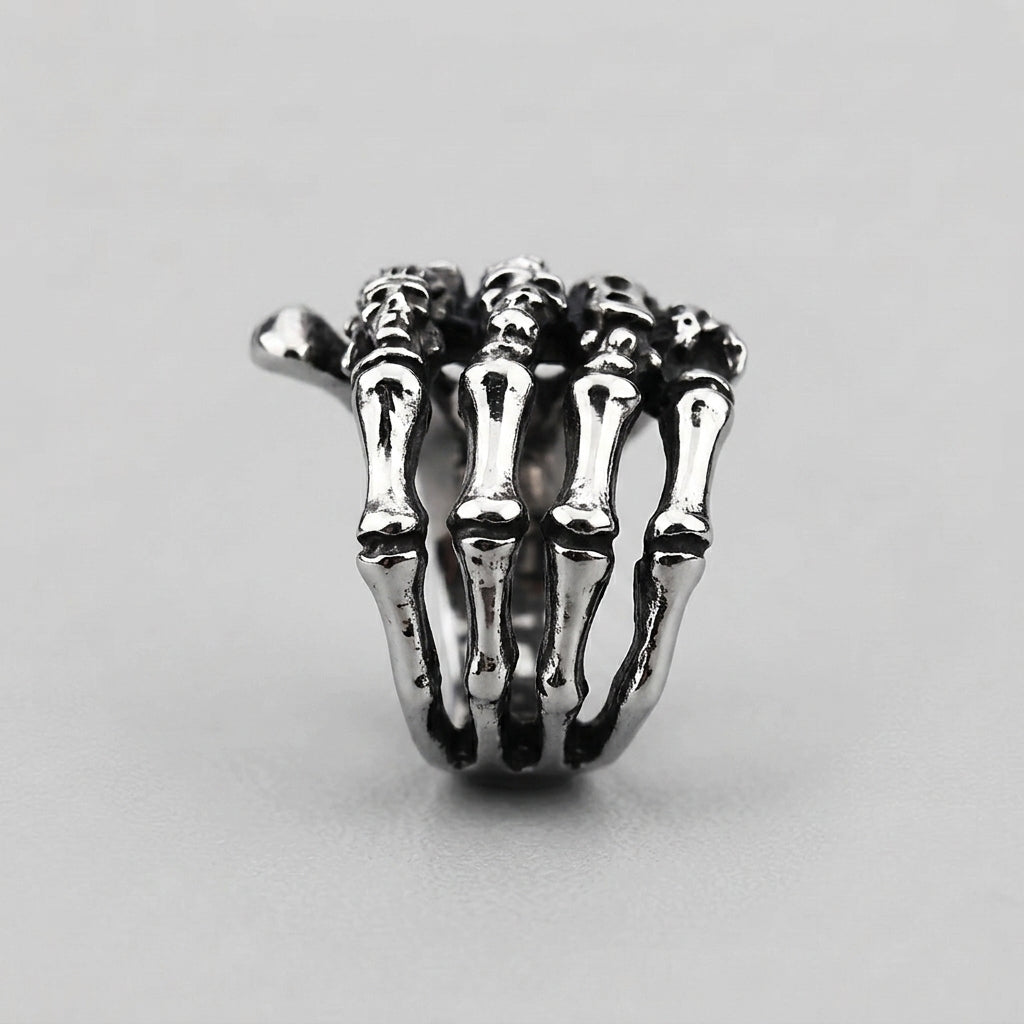 Umschlingender Skeletthand-Ring