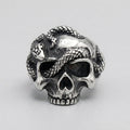 Totenkopf-des-Schlangengottes-Ring
