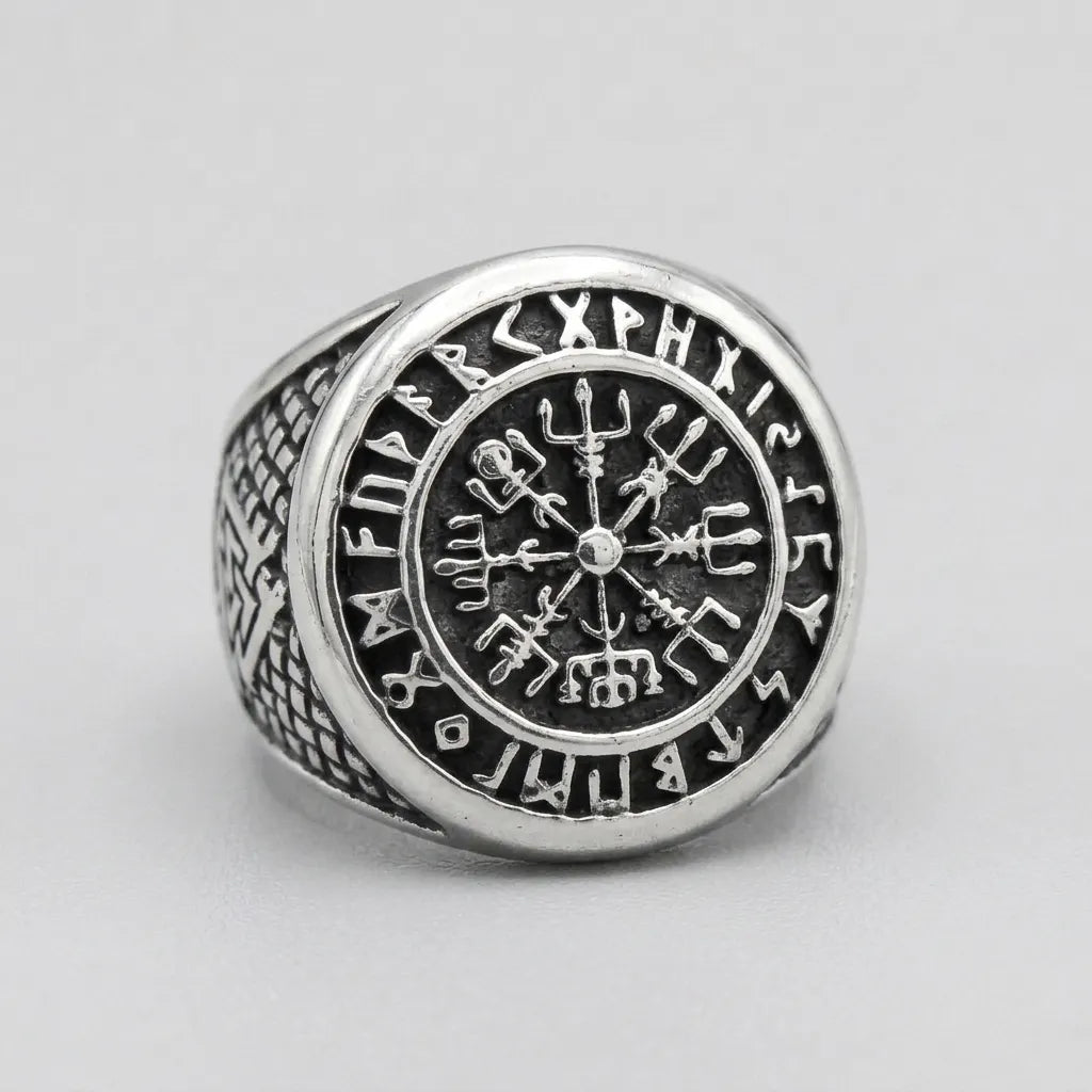 Wikinger-Runen-Futhark-Ring