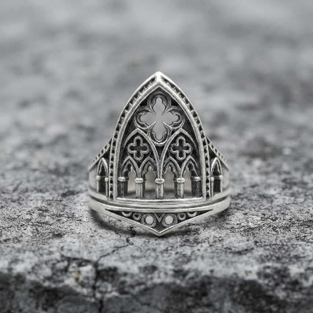 Gothic-Kathedralenfenster-Ring