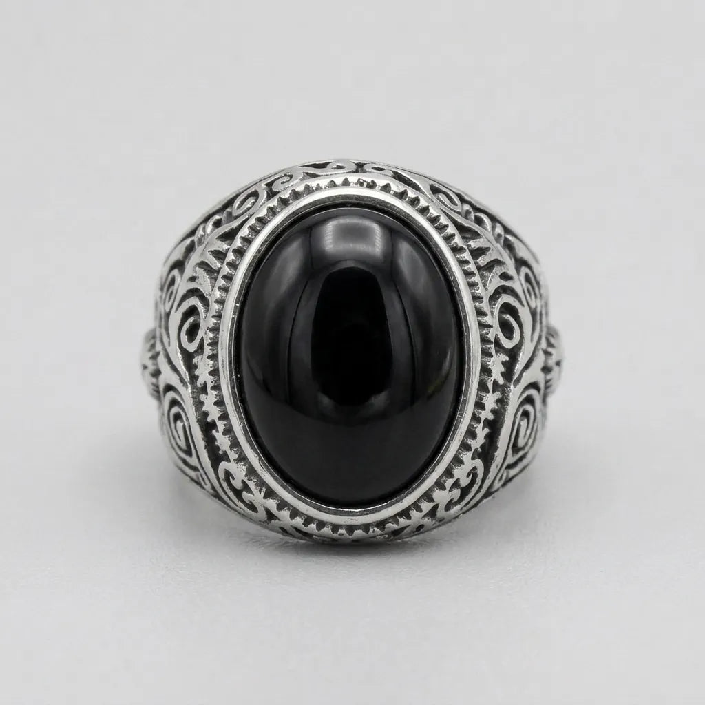 Schwarzer-Onyx-Statement-Ring