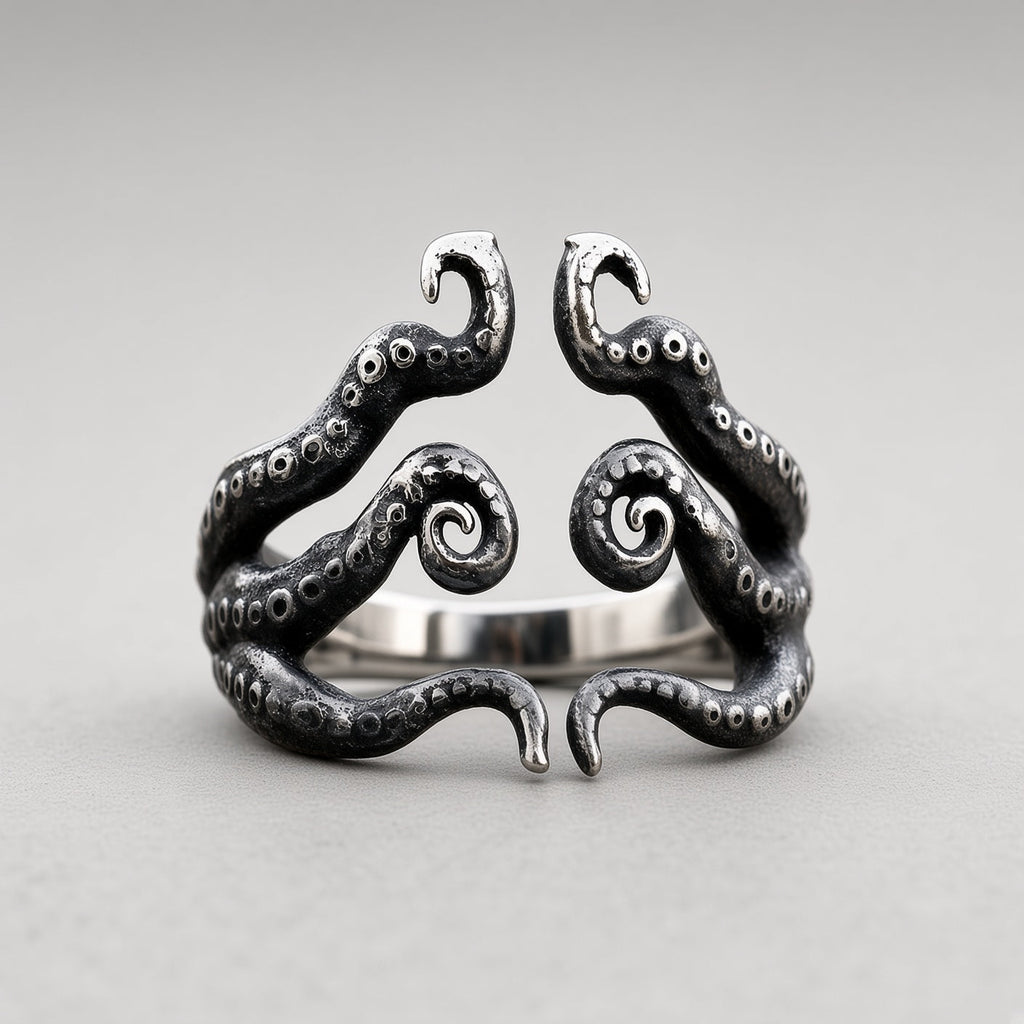 Oktopus-Tentakel offener Ring