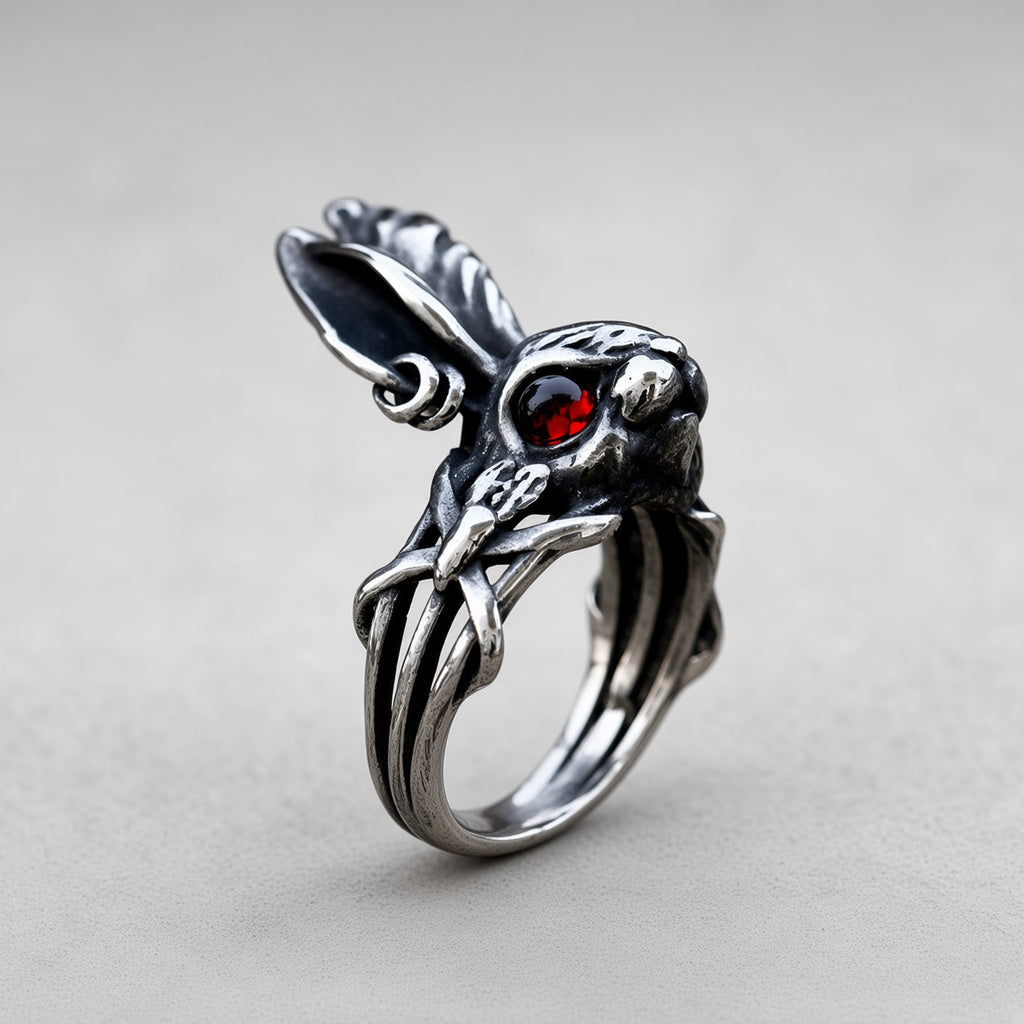 Karmesinrot-äugiger-Hasen-Ring